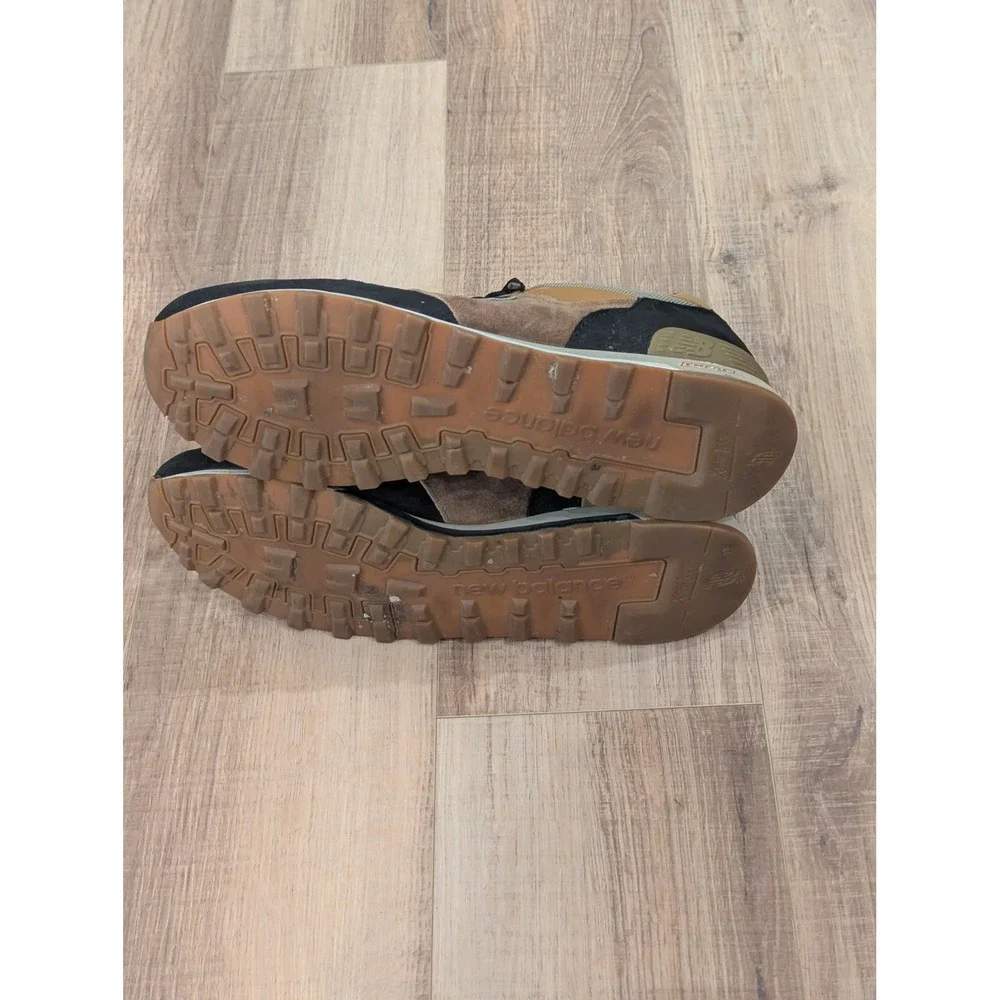 New Balance 577 M577COB Made in England Men's 14 D Brown Black Suede Sneakers